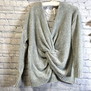 Design Lab By Lord And Taylor Steel Blue In Color Size Large Chanel Material